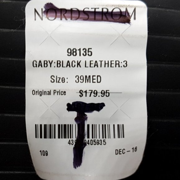 Caslon Gaby Faux Shearling Lace-Up Bootie, Black Leather, Womens Size 9 & 12 - Picture 12 of 12